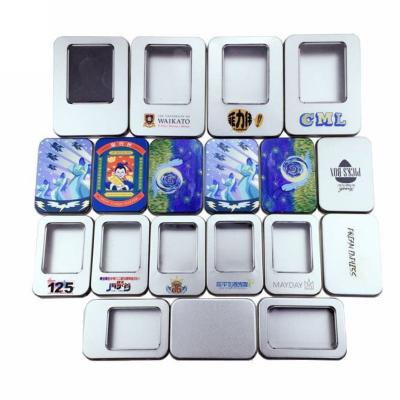 China Recycled LOGO Tinplate Music Box U Disc Iron Music Box Custom Car U Disc Multi Color Selection Materials Tin Packaging Box for sale