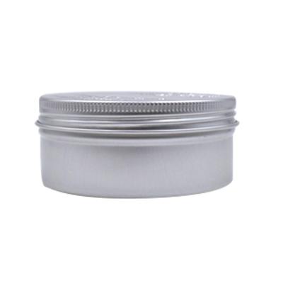 China 10ml 15ml 25ml 30ml 50ml 60ml 80ml 100ml Recyclable Flat Aluminum Jar 80g Ointment Container 150ml Aluminum Tin for sale