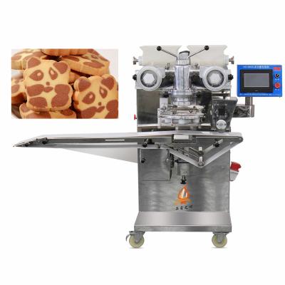 China HJ-860 Hotels automatic panda cookie making machine pine wheel cookie maker penguin cookie machine for sale