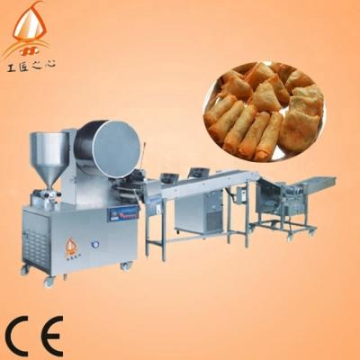 China Automatic Spring Roll Food Machinery Spring Roll Wrapping Machine Samosa Sheet Machine for sale