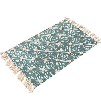 China Cotton Rug Bedroom Washable Woven Indoor Blankets And Rugs With Home Decoration for sale