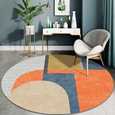 China Modern design washable round area rugs and floor mat for sale