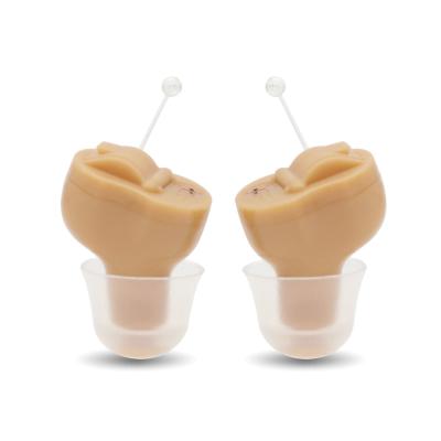 China Mini size invisible cic hearing aid for mild to moderate hearing loss with Siemens hearing aid quality beige color RIGHT EAR M1-RIGHT for sale