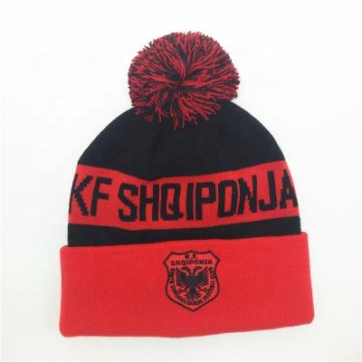 China JOINT Sports Beanie Hat Beanie Hats With Embroidery Logo Custom Knitted Beanie Hat for sale