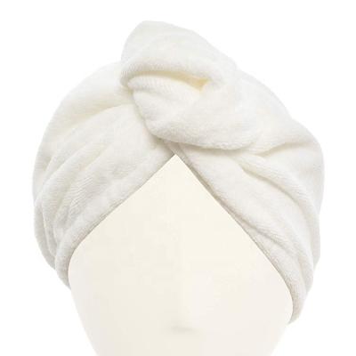 China QUICK DRY Microfiber Hair Towel Turban With Custom Logo for sale