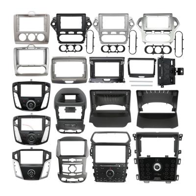 China Black/Silver Special View Ford Hot Sale Car Radio Video Panel Fascia Frame Car Stereo Panel View Radio for sale