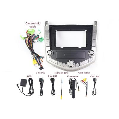 China Car Radio Frame AI jia Fascia Tuning Kit Screen Panel Stereo Dish Mounting Plastik Harness Car Audio Fascia Frame For BYD S6 10INCH for sale