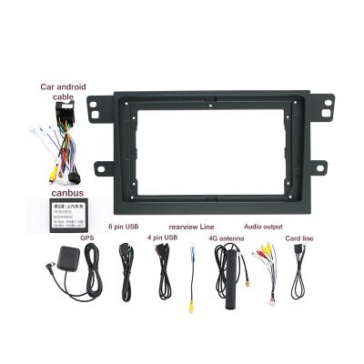 China Universal car radio frame AI jia panel android plastic sterio other accessories car interior android FOR 2017 MAXUS T60 9INCH for sale