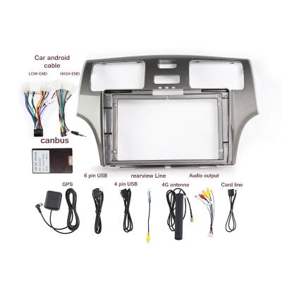 China Special car radio frame AI jia multimedia player navigation dash panel interface Android car stereo fascia for Lexus 2001 ES300 9INCH for sale