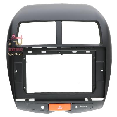 China Brief & Single color AJ-FM for 2010 series ASX 10INCH MITSUBISHI hot sale frame car dvd video frame fascia panel car radio radio stereo for sale