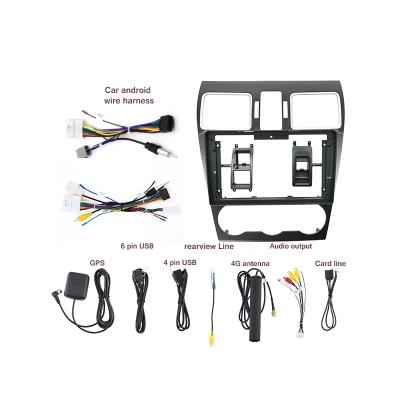 China Special car radio frame AI jia interface Android navigation dash bracket panel car stereo frame for SUBARU 2015-2017 FORESTER/WRX/XV 9INCH for sale