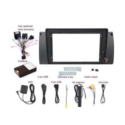 China Car radio AI frame jia for 1995-2003 BMW 5/X5 (E53) 9INCH interface navigation Android dash bracket panel special car stereo frame (E39) for sale