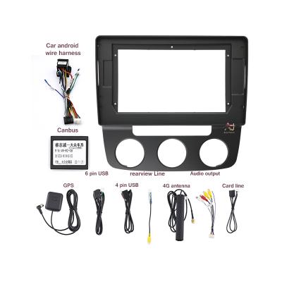 China Car Radio Frame AI Jia For VW Bora 2008-2012 Main AC Unit Stereo Speaker Panel Car Accessories mp3 Android DVD Player Kit Fascia VW Bora for sale