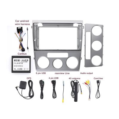 China Car Radio Fascia mp3 Android DVD Player Head Panel Unit Car Stereo Radio Fascia AI Frame Jia Kit Audio Frame For VW 2011 Lavida 10inch for sale