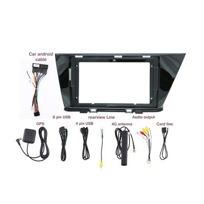 China Car radio frame AI jia car recorder Android DVD dash panel wire harness cable canbus video navigation view for KIA 2017 LHD 9INCH for sale