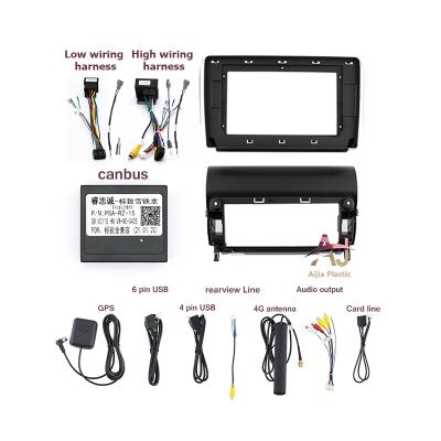 China 2015+ PEUGEOT 2008 plastic car audio stereo instalacion panel multimedia car radio frame android frame AI jia for sale