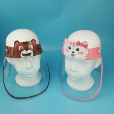 China Kids protective plastic face shield face mask, kids face shield, pediatric plastic face shield for kids or baby at school for sale