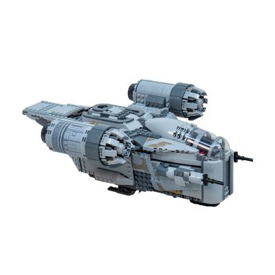 China Educational Toys 60017 Star 1023PCS/set Toys Wars Ship UCS Razor Crest By Compatible Building Blocks Kids Christmas Model Toy for sale