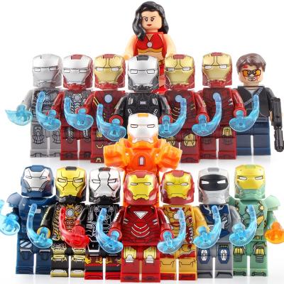 China Building Toy X0246 x0199 Super Heroes Mini Bricks Figures Iron Man MK36- MK42 mk28 Action Numbers Set Model Bricks Building Block DIY Toys for sale