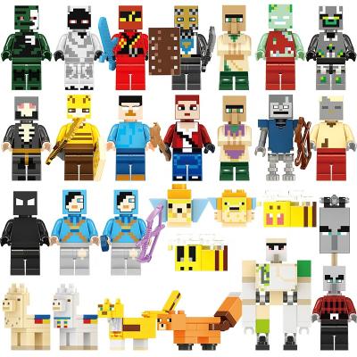 China Building toy 11403 my SET model Building Block toys christmas gifts diy world mini figures bee leopard cat alpaca skeleton stock number for sale