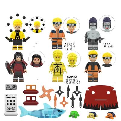 China Hot Sale KDL806 Anime Uzumaki Akatsuki Figure Hchiha Shisui Sasuke Chiriku Mini Action Figures Building Blocks Toys Building Toy for sale