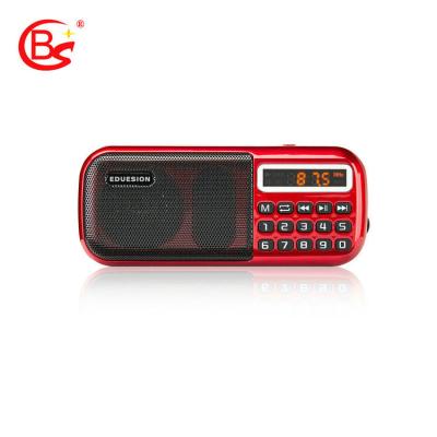 China ABS Plastic Digital Display FM Digital Display Speaker Built-in Fm AM Radio Speaker Kit for sale