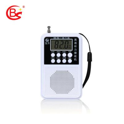 China Portable FM Digital Display ABS Metal Digital Display FM Radio Fm Radio Portable Radio Frequency for sale