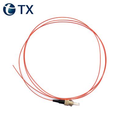 China FTTH CONNECTOR FACTORY SALES HIGH PERFORMANCE CORE TAIL FIBER OPTIC FIBER 1 CORE CORE RED FC for sale