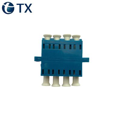 China FACTORY HIGH QUALITY FIBER OPTIC OM4 FTTH CONNECTOR LC UPC TO LC UPC FIBER OPTIC ADAPTER FOR FTTH for sale