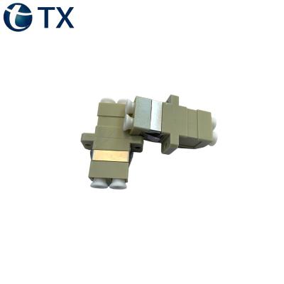 China FTTH FIBER OPTIC ADAPTER COUPLES LC TO FACTORY SUPPLY DUPLEX LC CONNECTOR FIBER OPTIC CONNECTOR for sale