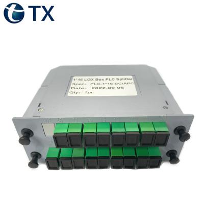 China FTTH Factory SC APC 1X16 Cassette Type Box Type Ftth PLC Splitter Insert Good Price for sale