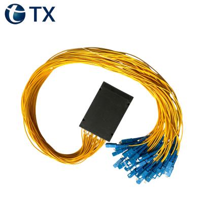 China Box Type SC APC UPC 1X4 1X8 1X16 1X32 1X64 Cassette Type ftth PLC Insert Splitter 1*32 for sale