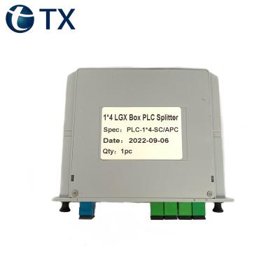 China FTTH SC APC 1X4 1X8 1X16 1X32 1X64 box type cassette splitter type ftth PLC insert for sale