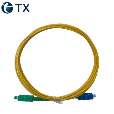 China Factory high quality optical fiberJumper SC RPA to SC UPC fiber optic patch attach Sc to a core Single mode RPA to SC UPC for sale