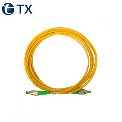 China Factory Mode FC/APC To FC/APC Simplex Jumper FTTH FC/APC Fiber Optic Jumper Patch Cord for sale