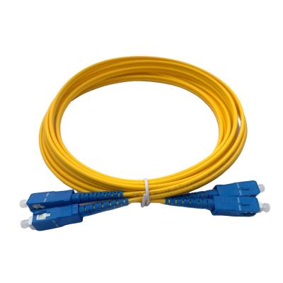 China SC 3.0mm Single Mode Core Fiber Optic Jumper SC SC To Dual AU SC for sale