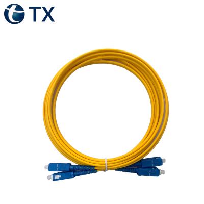 China single mode dual core optical fiber patch tie 2M 5M 10m 25M 50M 80M 100M 200M 300M 3.0mm AU SC SC TO SC 3.0mm SC for sale