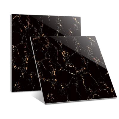 China Modern 600mm600mm Gray Black Gold Marble Stone Porcelain Tiles for sale