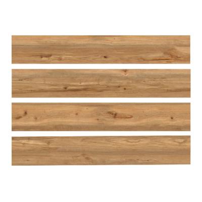 China New Design Modern Art Deco Wall Wood Effect Porcelain Wood Tiles For Living Room for sale