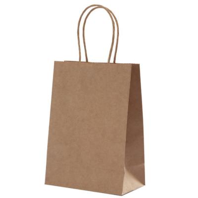 China De bruine Zak van Douanelogo gift shopping kraft paper met de Leveringszak van de Handvatkoffie Te koop