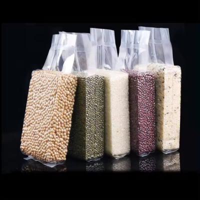 China Bolsa de vacío transparente personalizada con impresión de grano reciclable para uso industrial alimentario en venta