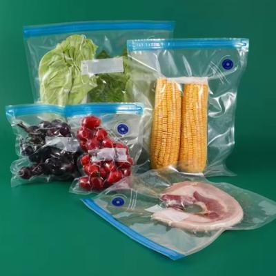 China Say Goodbye To Food Wastage With Food Vacuum Zipper Bags Reusable Item en venta