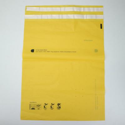 China Self Sealing Adhesive Strip Poly Mailer Bags 100% Composable Environmentally-friendly Packaging for sale