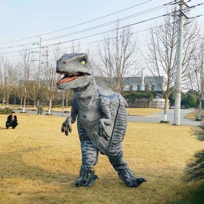 China Outdoor Museum Customized Realistic Dinosaur Costume Walking Costume For Fun for sale