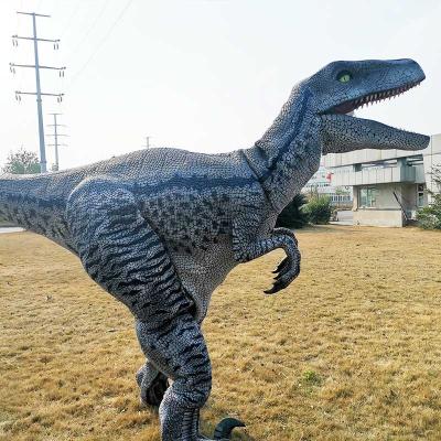 China Museum Dinosaur Outdoor Interactive Walking Jurassic Artificial Costume for sale