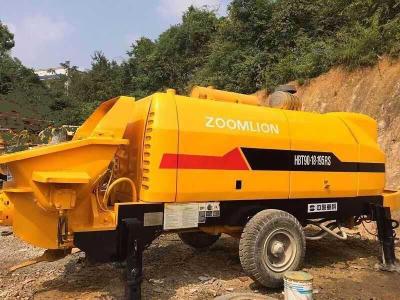 China HBT90-18-195RS ZOOMLION Trailer Mounted Concrete Pump for sale