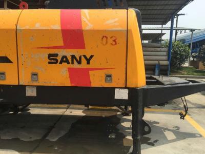 China HBT80C-1818D Used SANY Trailer Mounted Concrete Pump for sale