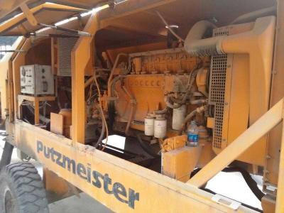 China Putzmeister BSA2110-D concrete pump,Putzmeister Trailer Mounted Concrete Pump for sale