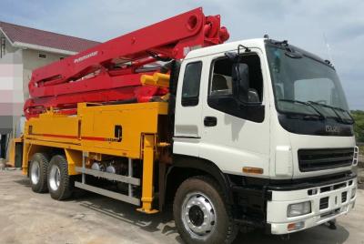 China Putzmeister concrete pump truck PM38m with ISUZU chassis for sale for sale