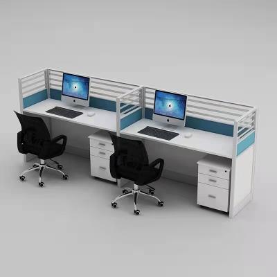 China China Modern Stainless Steel Call Center Furniture Office Partition Workstation Modular Office Cubicle Desk With Chairs for sale